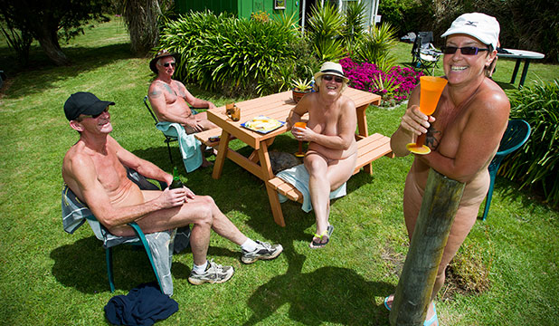 Nudist Camp Family
